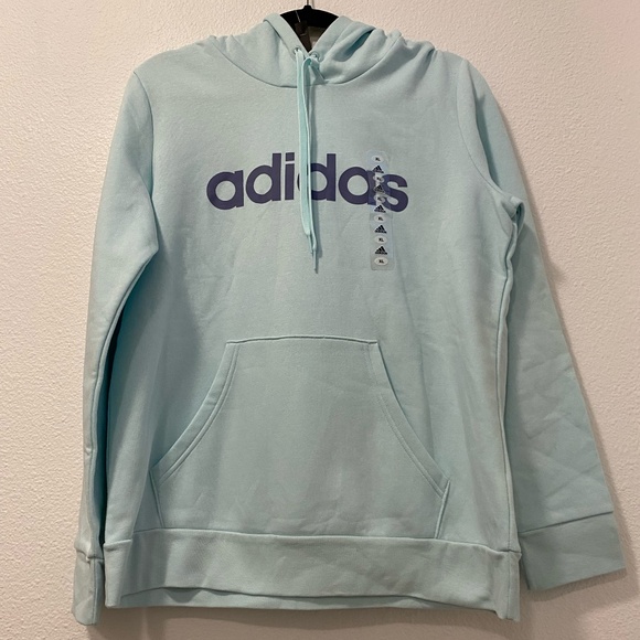 Adidas Teal Hoodie - NEW! - Picture 1 of 7